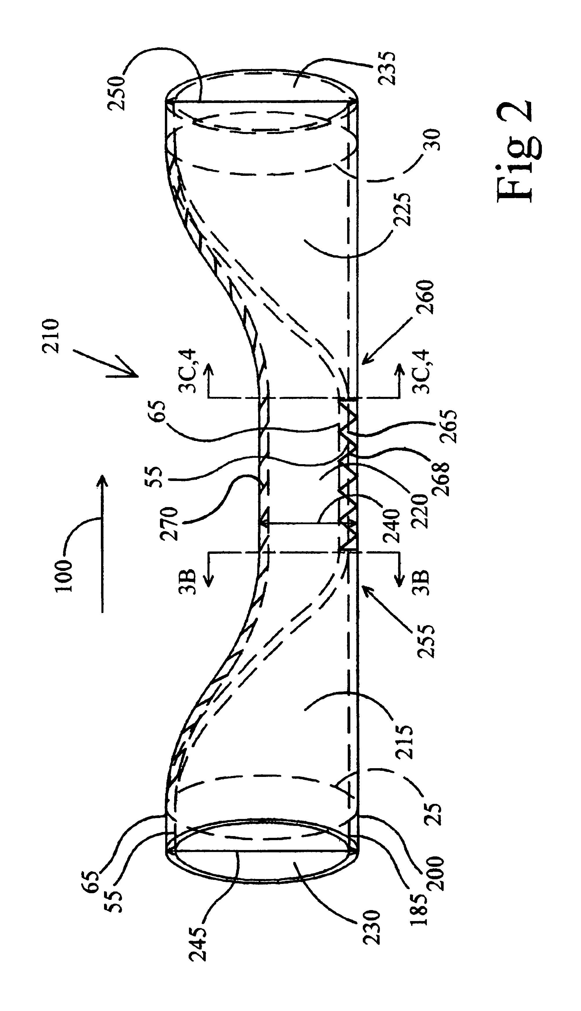 In situ venous valve device and method of formation