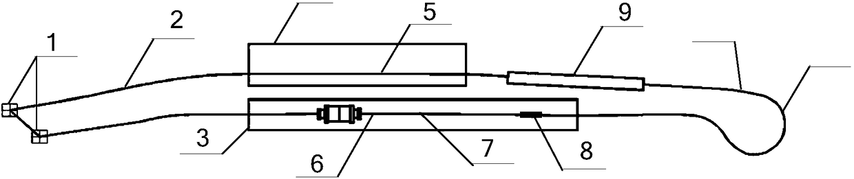 Method and system for arranging line for preliminary qualification test of submarine cable system