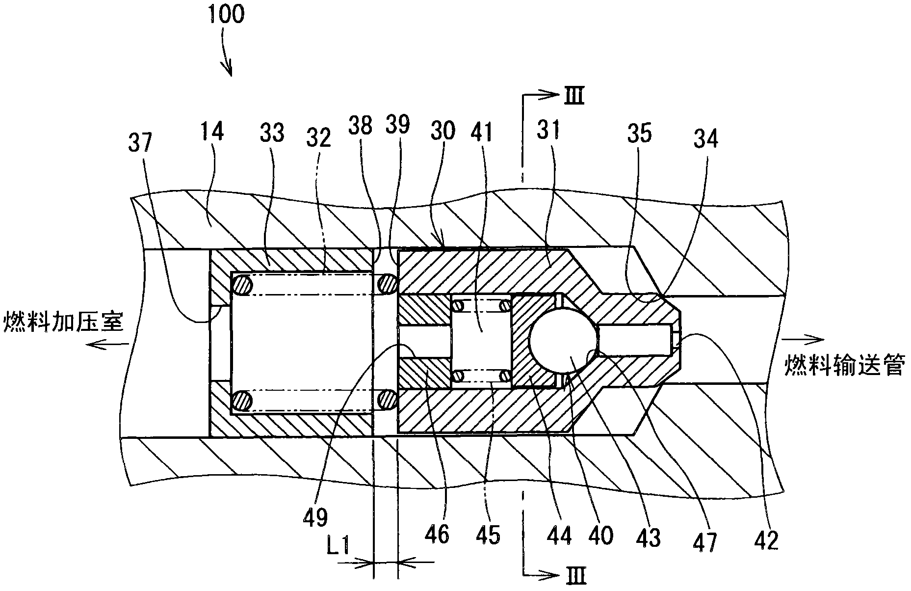 Fuel supply system having pressure control valve