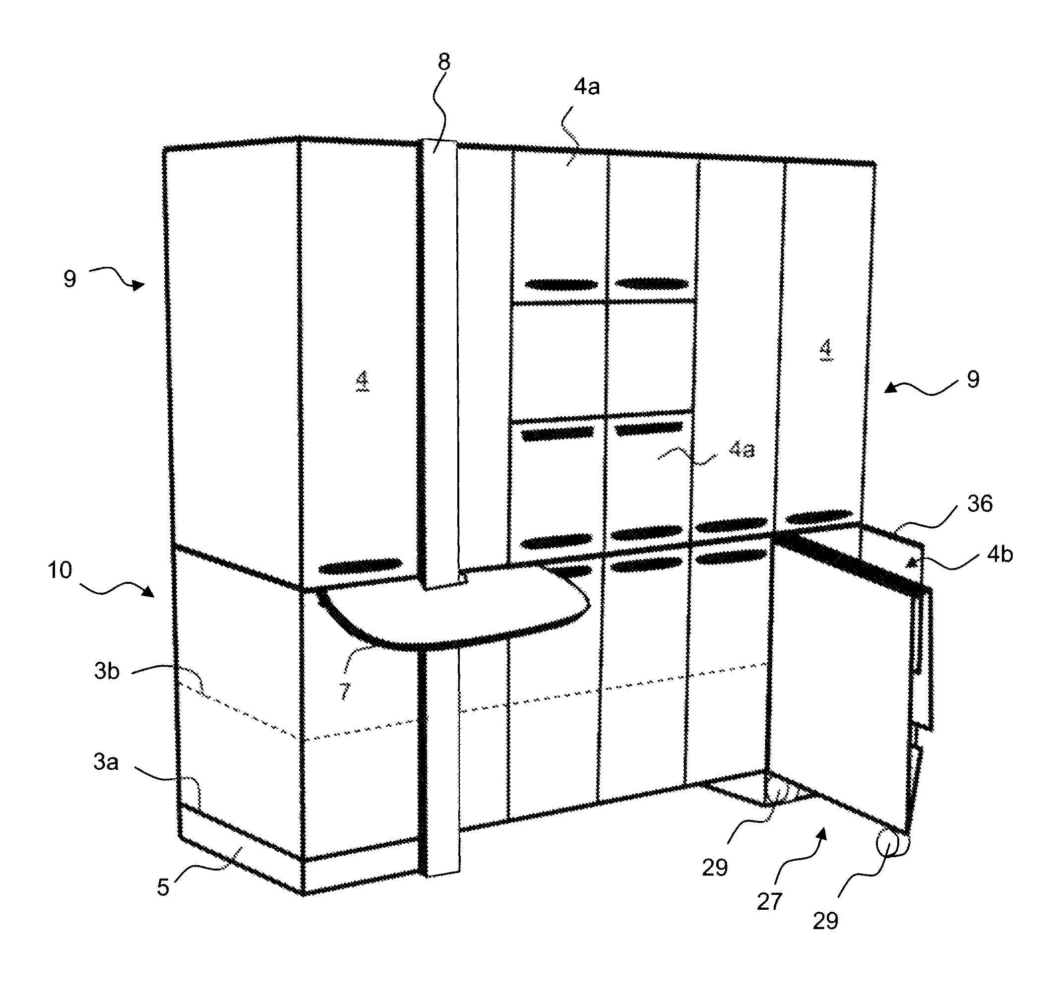 Galley and method of catering for passengers on an aircraft