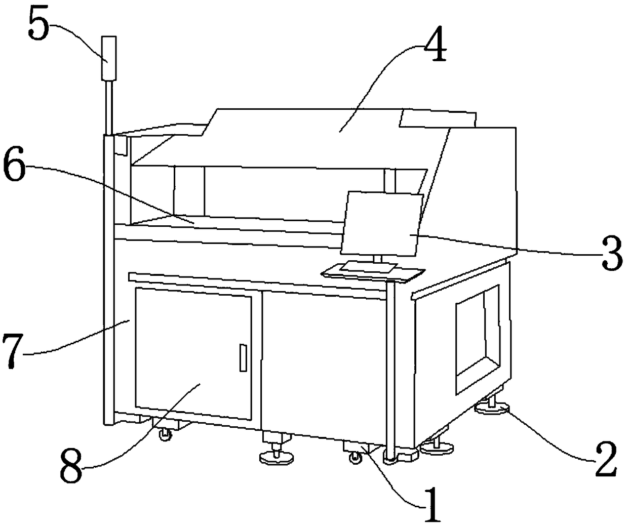 Valve detection device and use method thereof