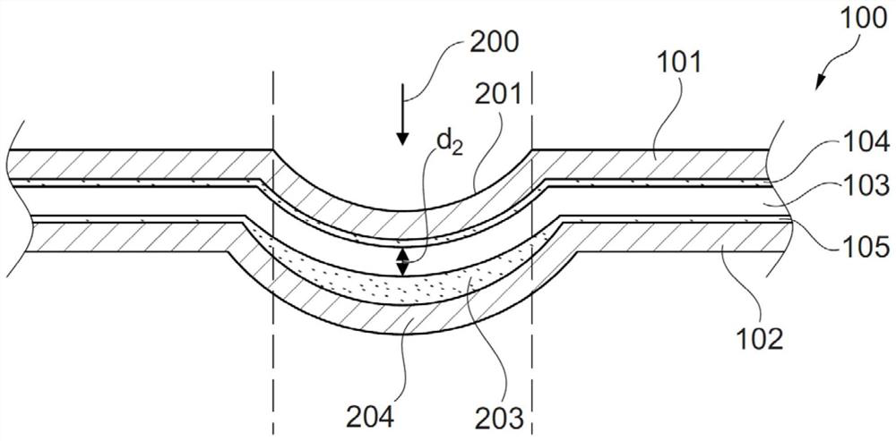 Elastic interlayer assembly