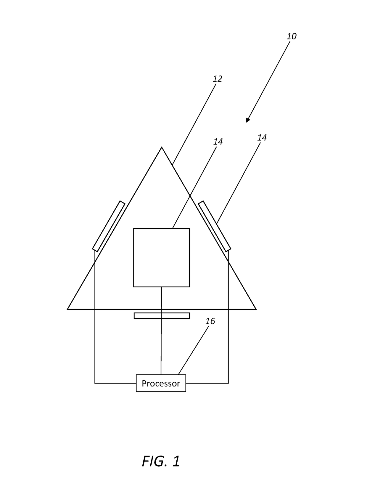 Device and method for locating a radiation emitting source via angular dependence using a single detection crystal