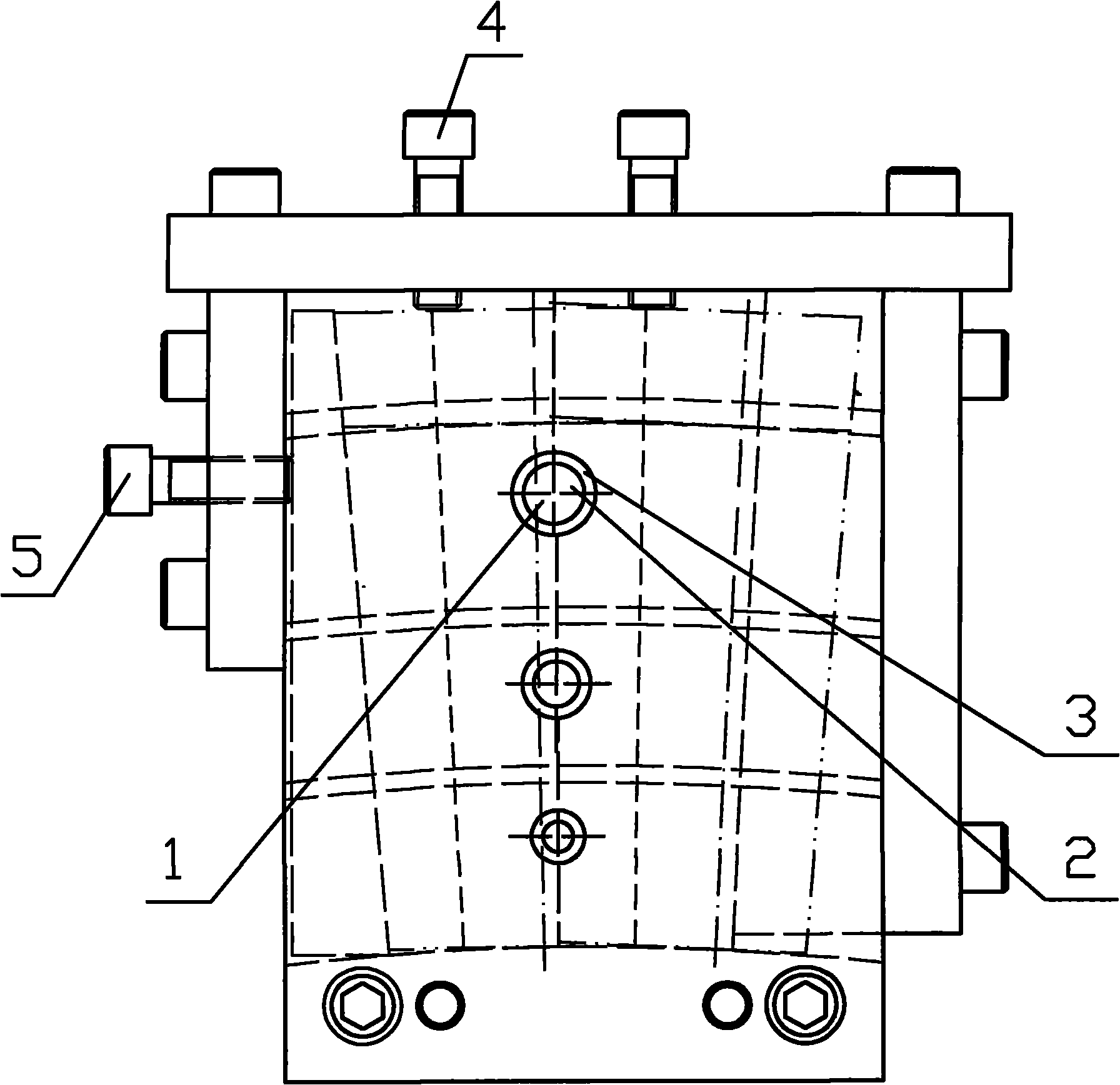 Processing technology of steam turbine seven-fork blade root pin holes and special fixture