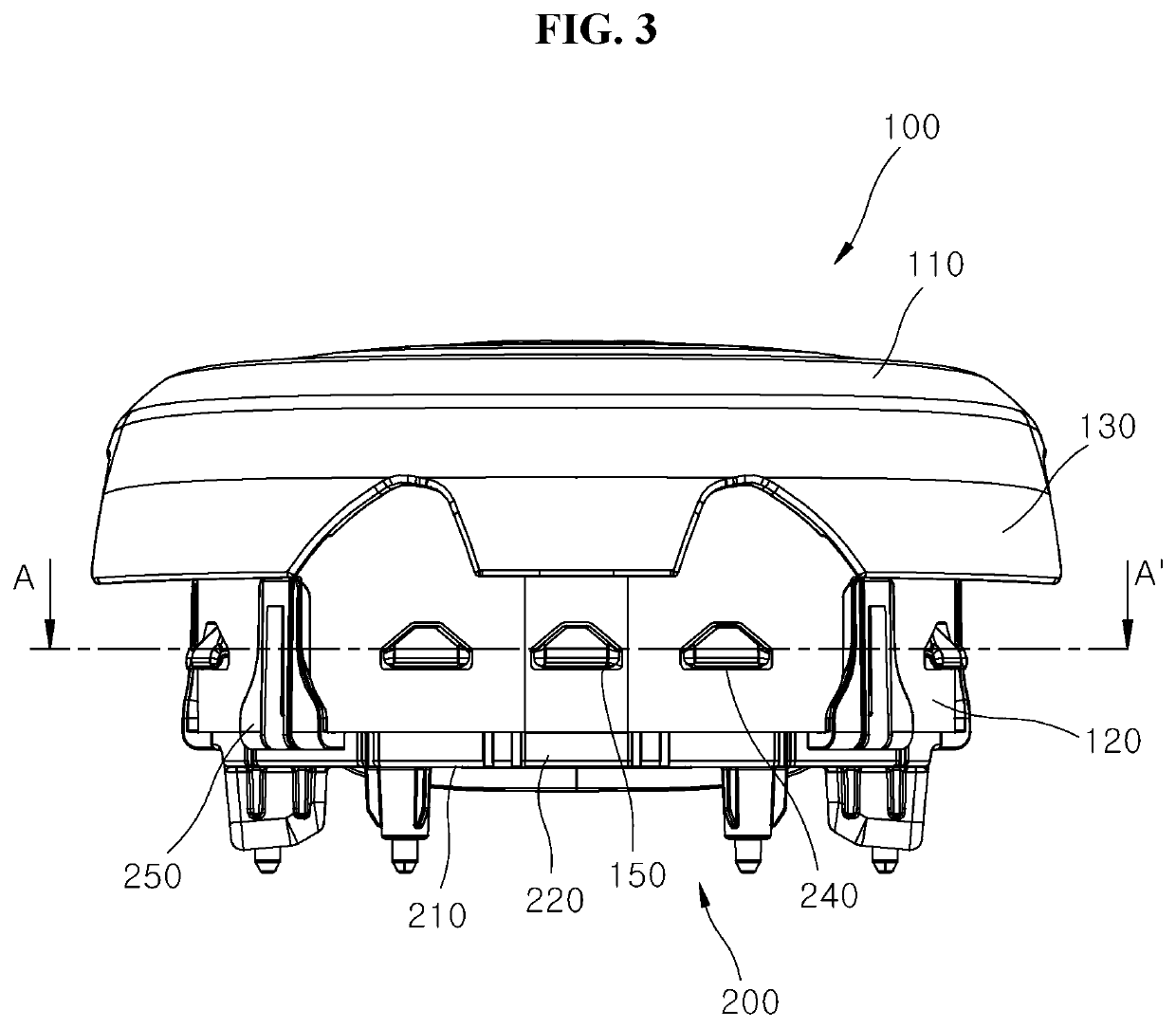 Cover device for airbag