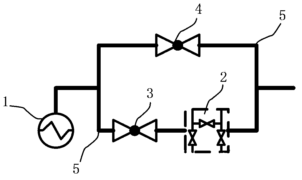 Superconducting magnet pressure release valve and pressure release system