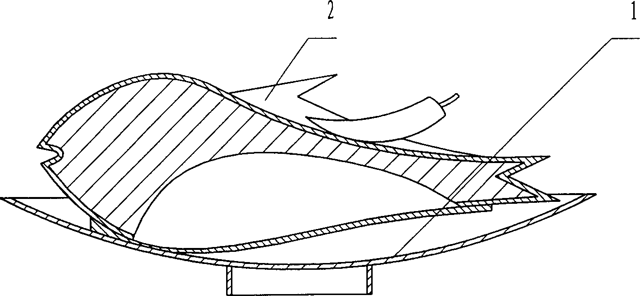 Method for making food model