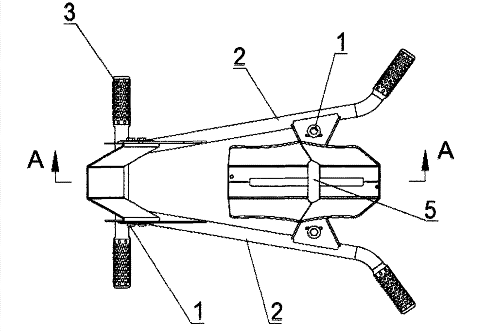 Portable locking-type wheel parking device