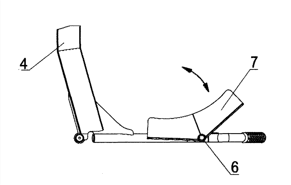 Portable locking-type wheel parking device