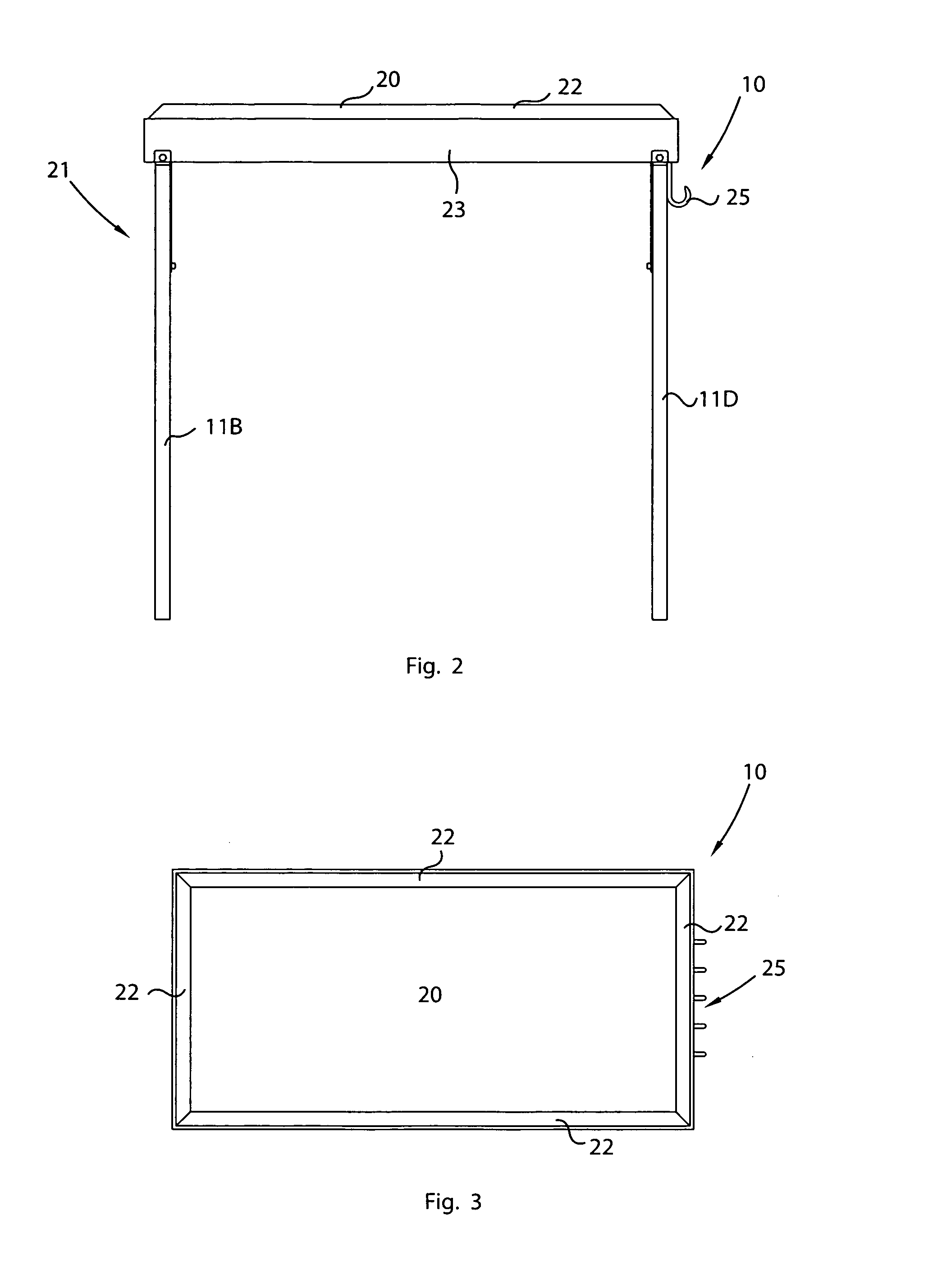 Portable cutting table and associated method