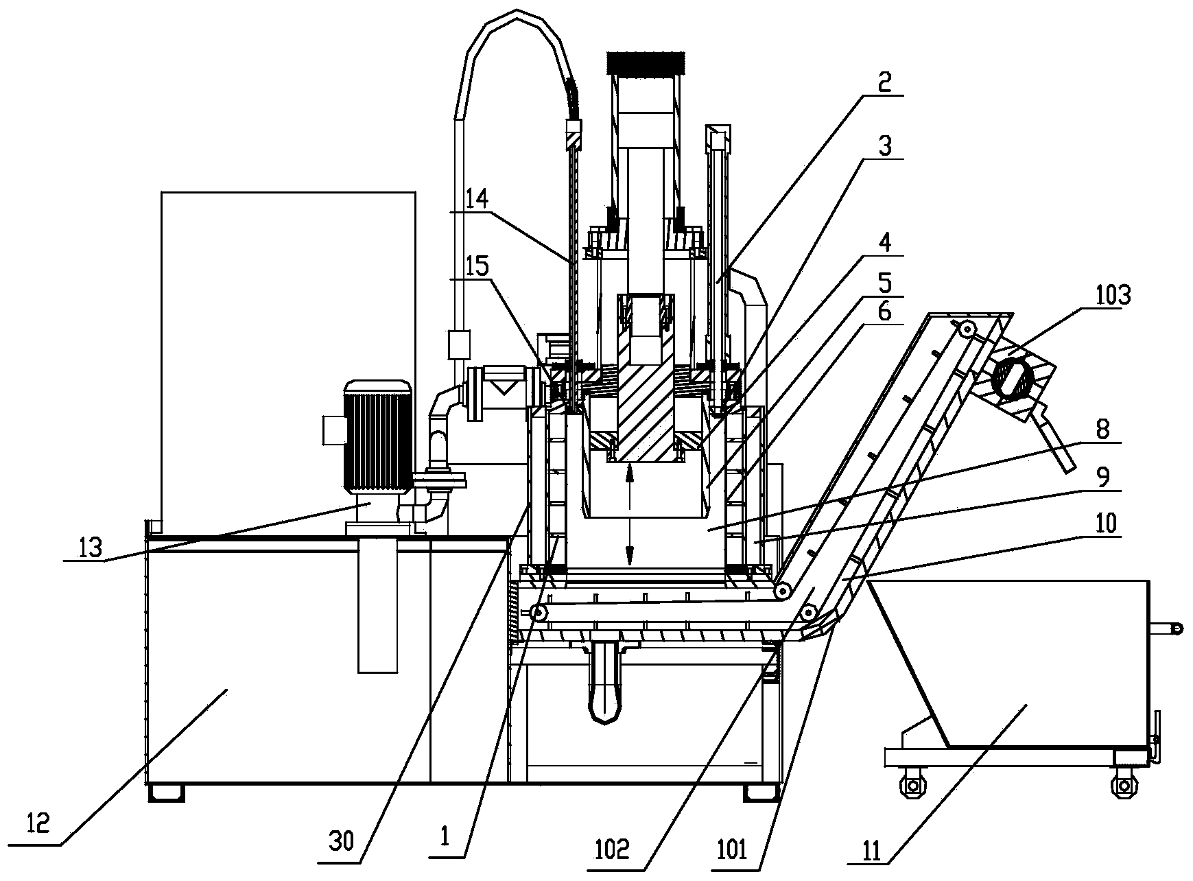 Solid-liquid mixture filter device