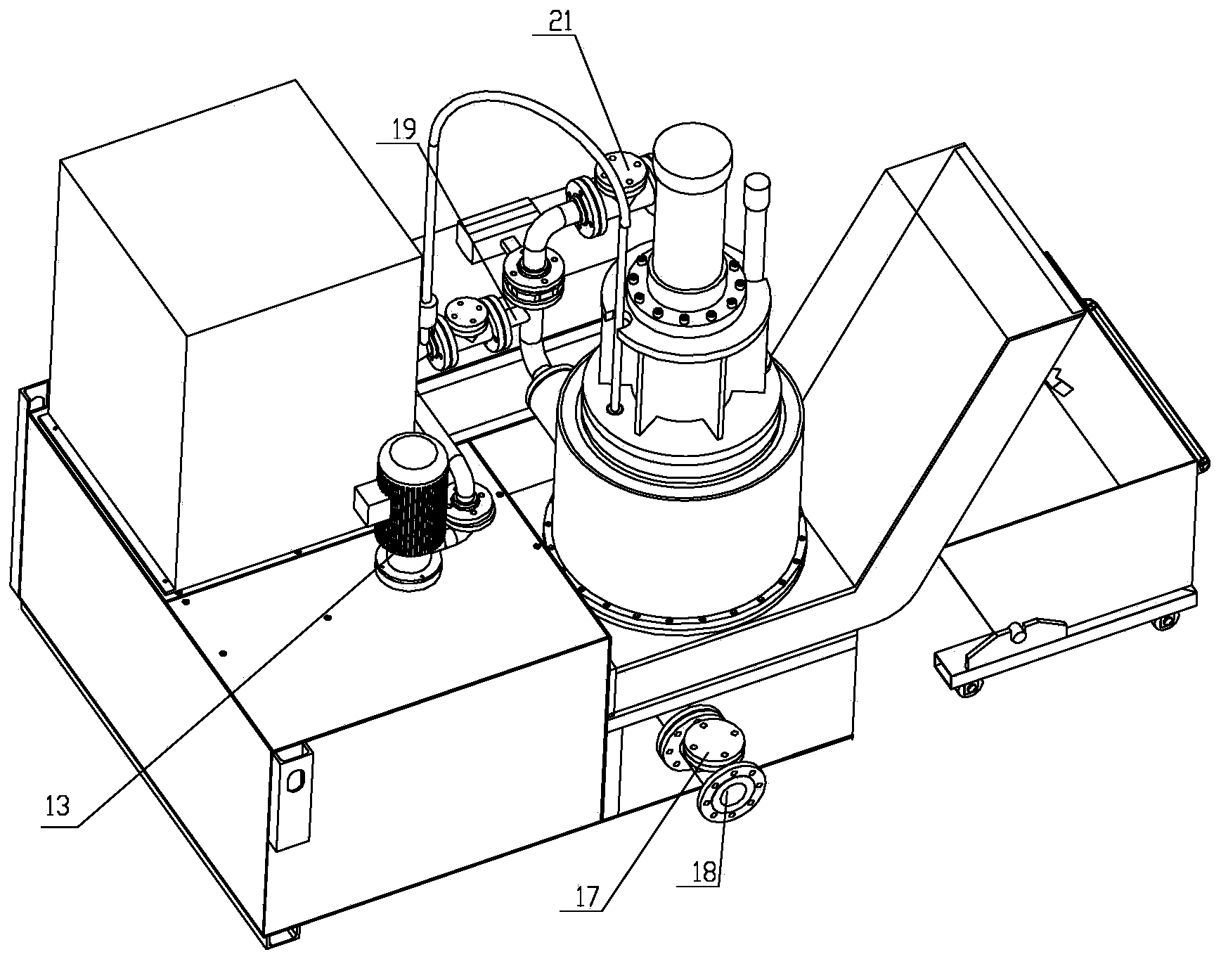 Solid-liquid mixture filter device