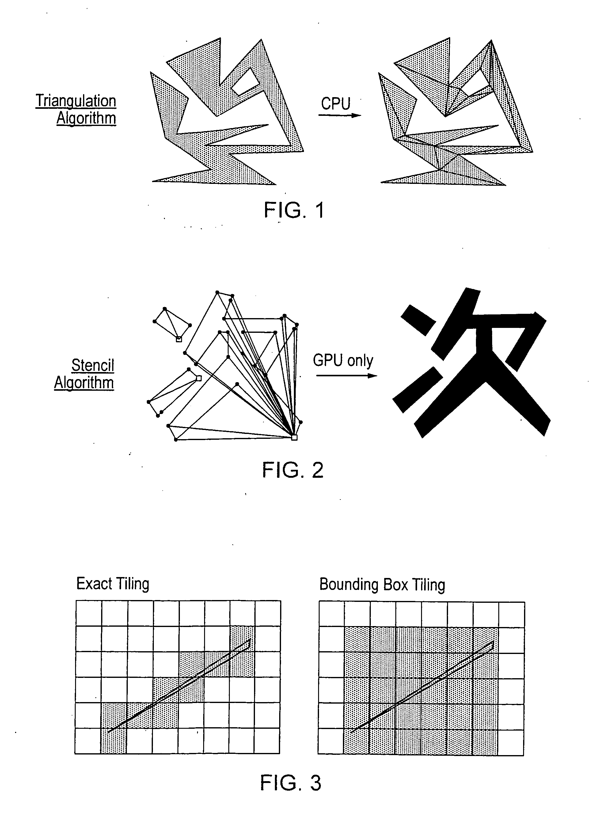 Graphics filled shape drawing