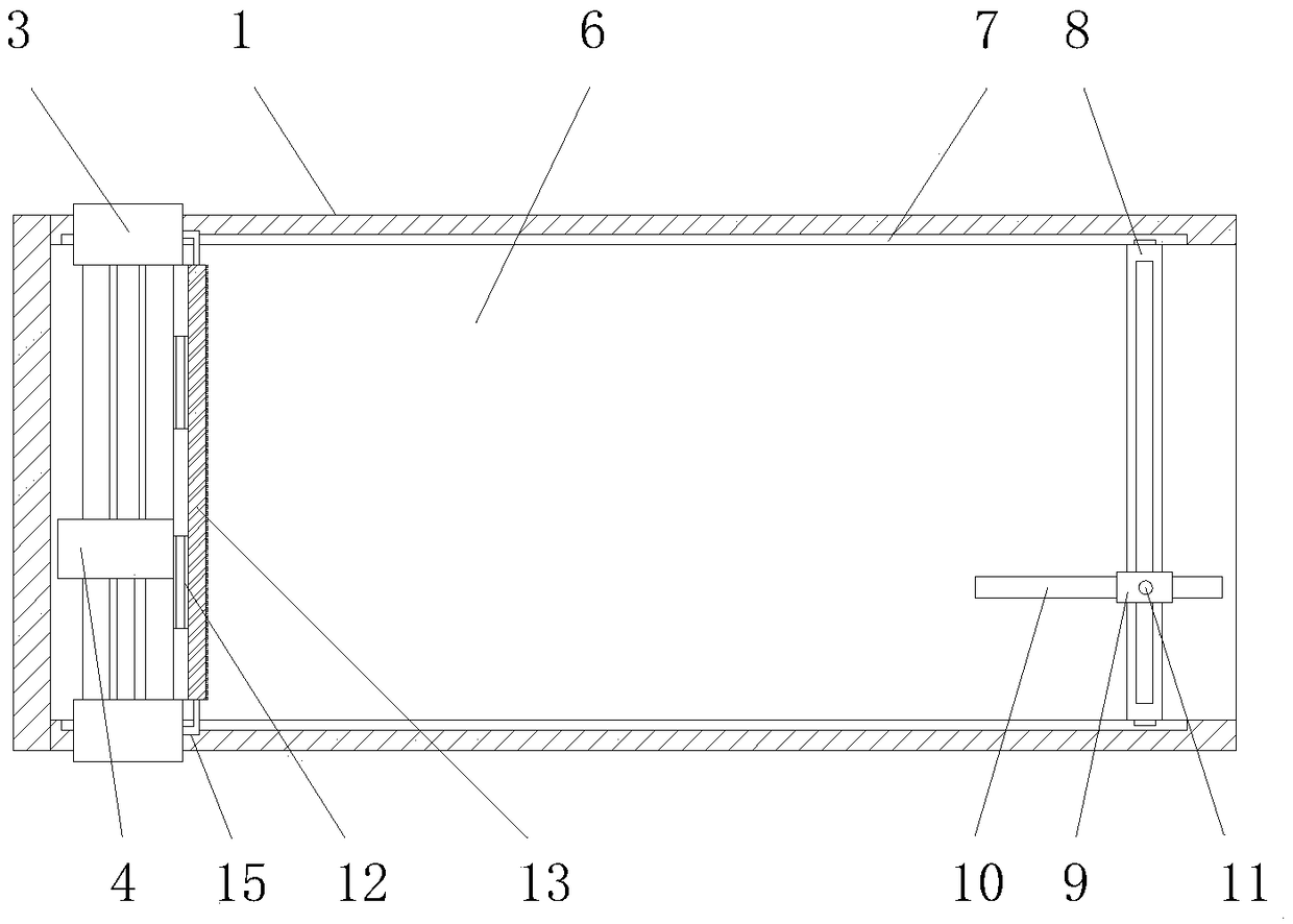 Fabric clipping table with dedusting function for production and processing of garments