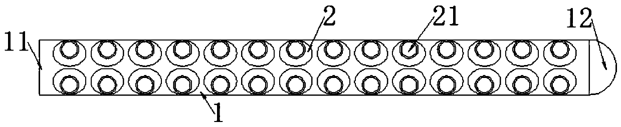 Novel module device pipe fitting and manufacturing die thereof