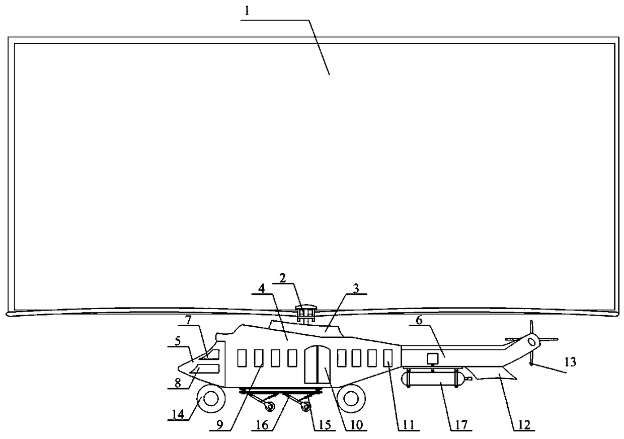 Device for ascending, descending, floating and suspending