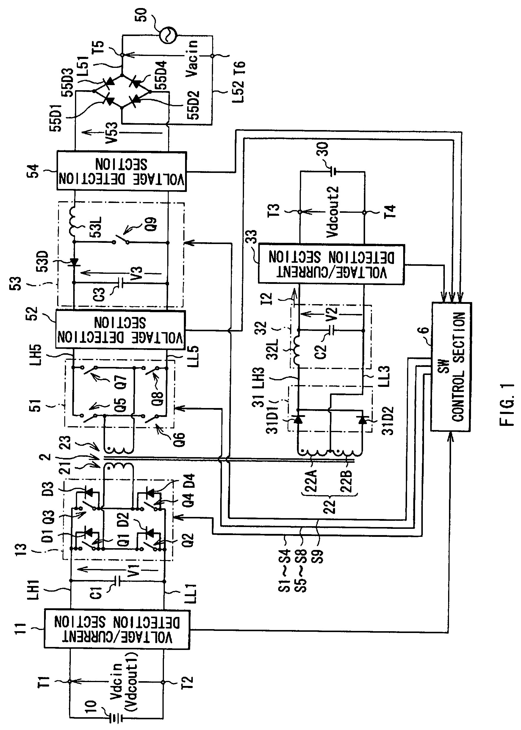 Switching power supply unit