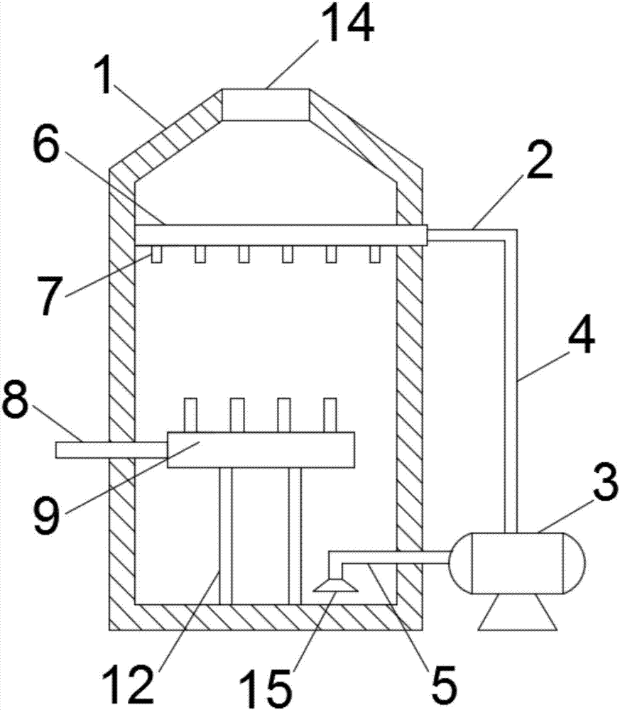 Combustion exhaust gas filtering device