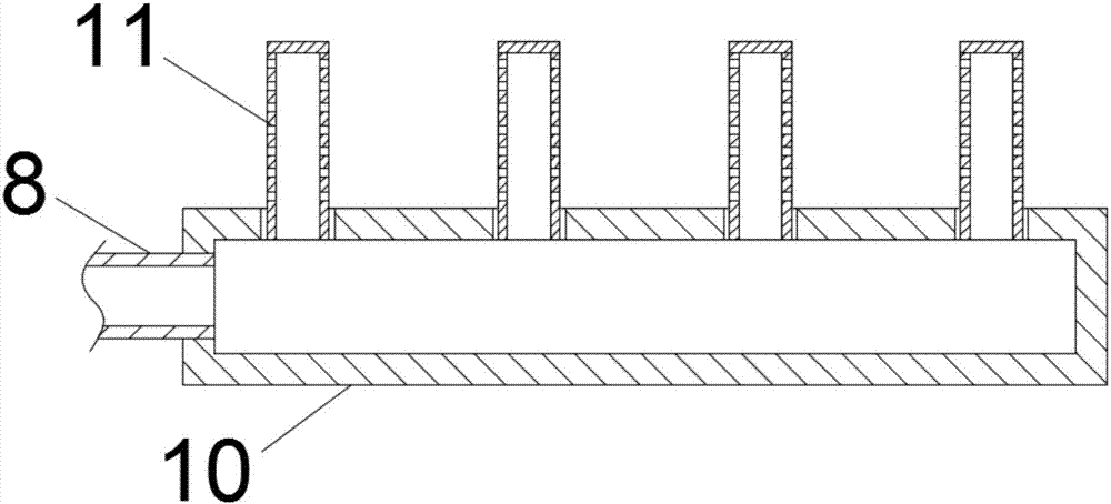 Combustion exhaust gas filtering device