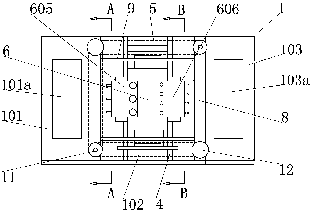 Box-type substation which is convenient for replacing transformers