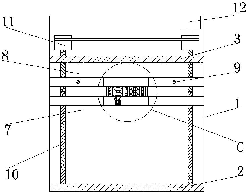 Box-type substation which is convenient for replacing transformers