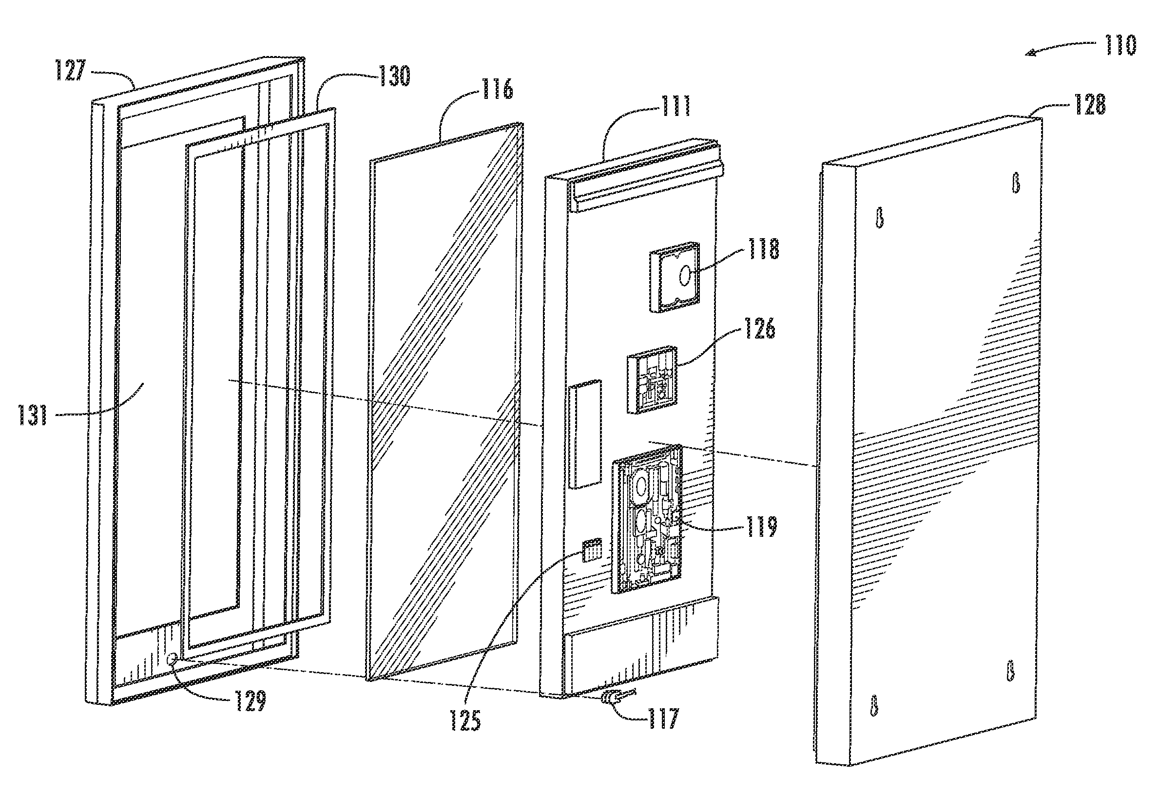 Frame assembly for displaying indicia and reflecting an image