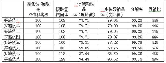 Process for preparing sodium carbonate crystal by wet pyrolysis of sodium bicarbonate solid