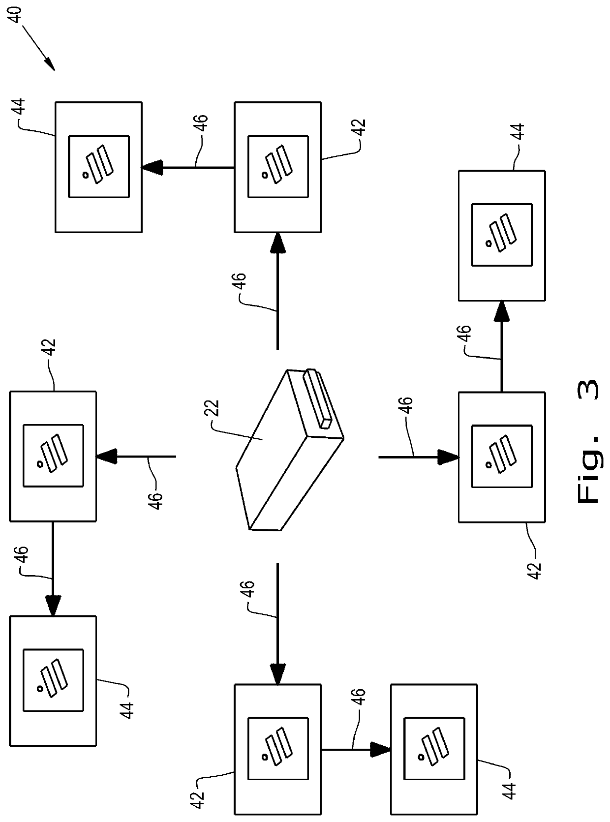 Modular charging system and method of delivering electric power through the same