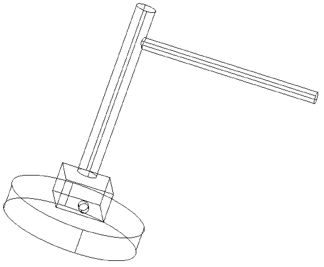 Rigid pavement deflection test device and test method thereof