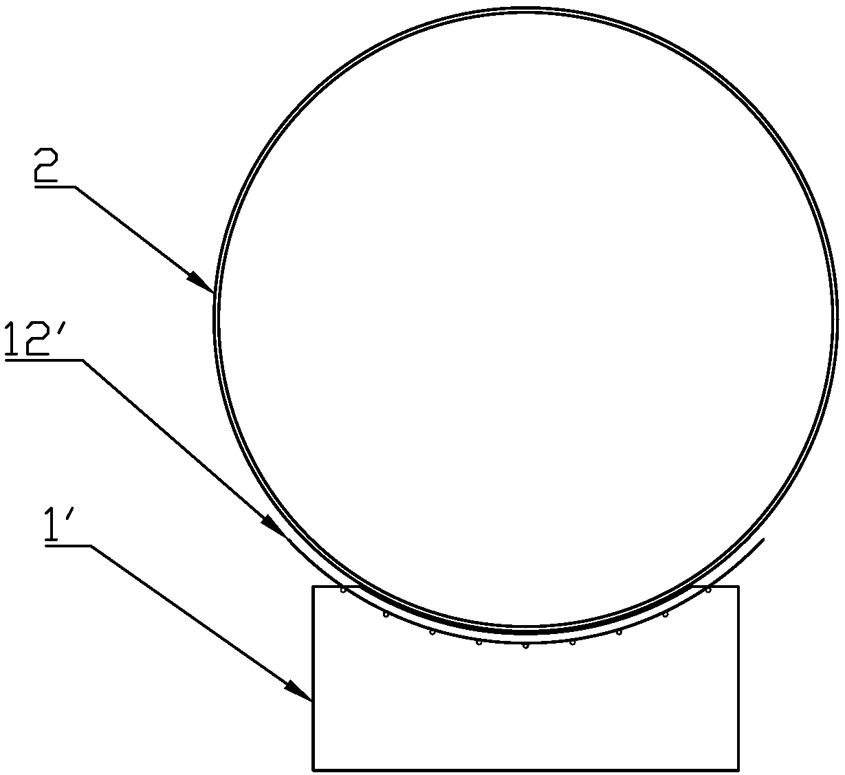 Steel pipe full-encapsulating concrete pouring pipe stabilization supporting structure and construction method thereof