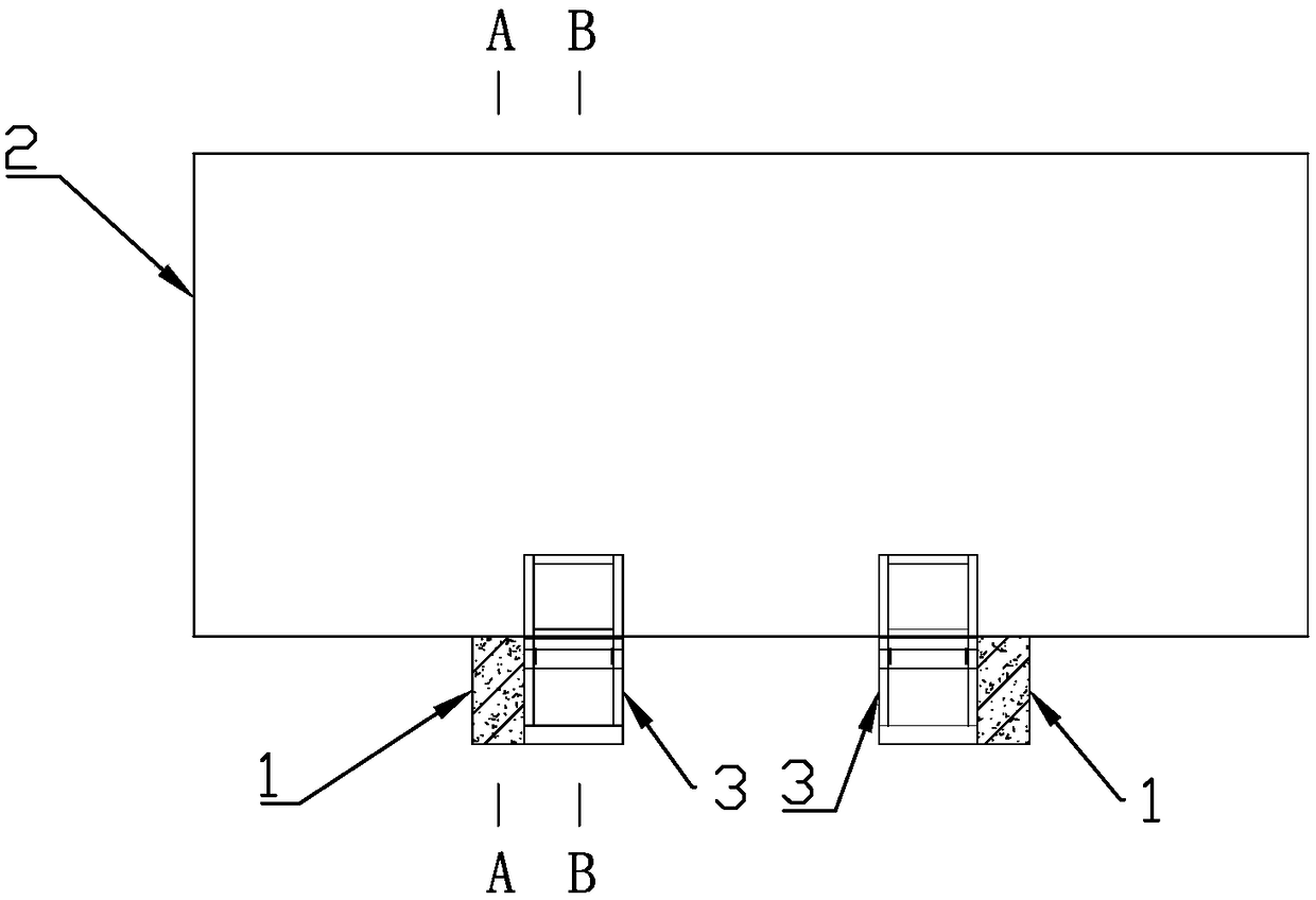 Steel pipe full-encapsulating concrete pouring pipe stabilization supporting structure and construction method thereof