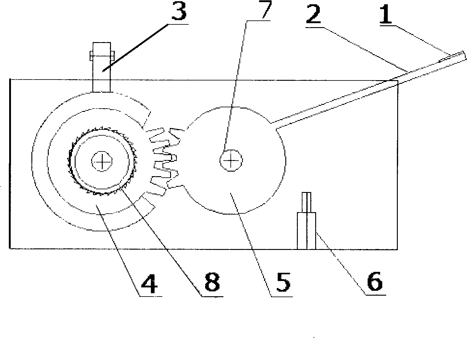 Novel safety accelerating machine of motor vehicle