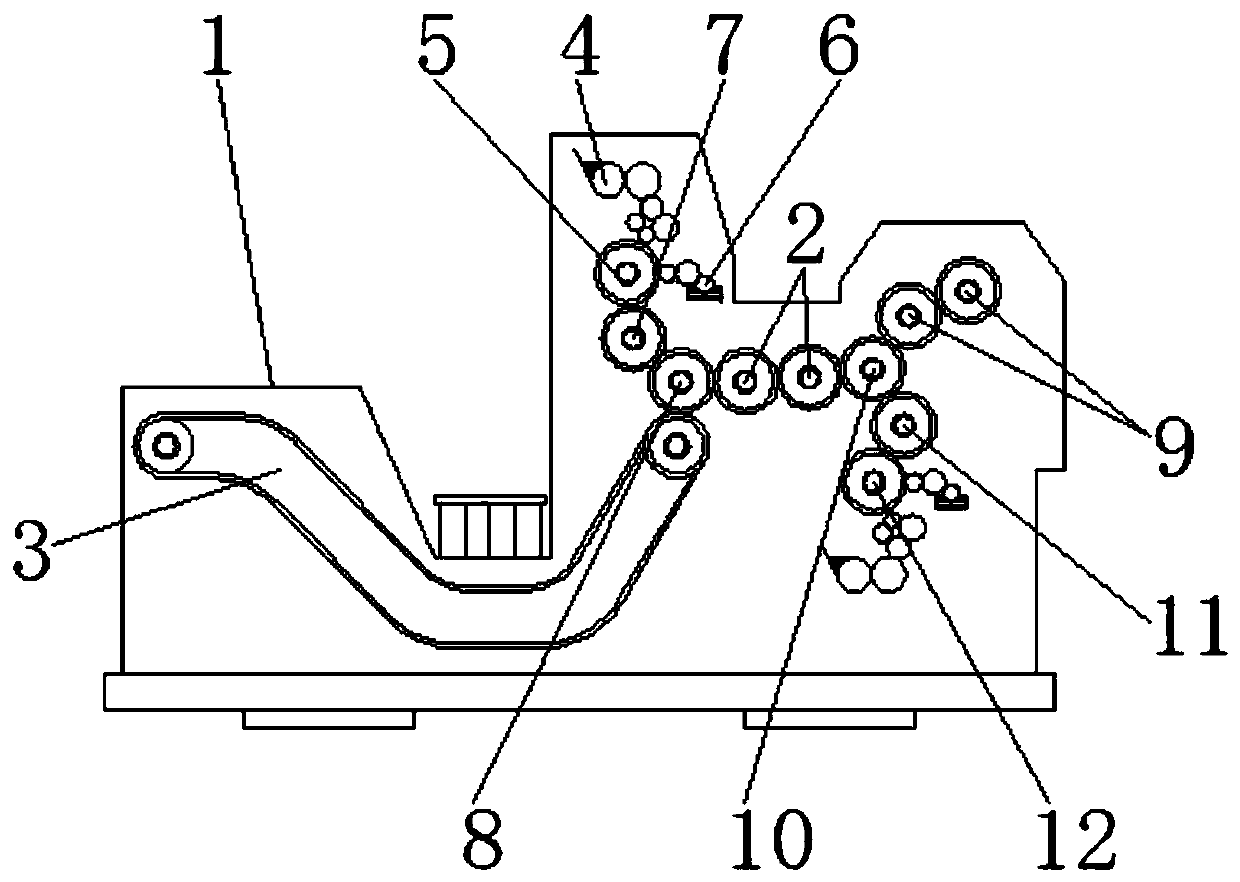 Double-sided single-color fountain offset press with adjustable wettability