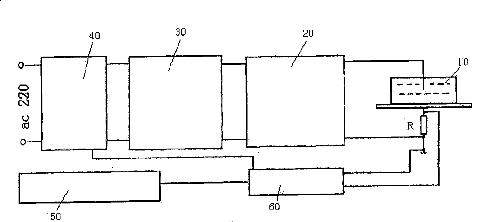 Test device of crosslinking polyethylene-insulated cable material water treeing resistance performance