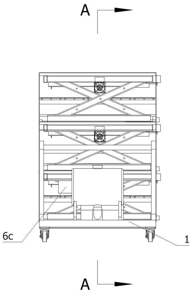 High-efficiency seedling raising device for forestry