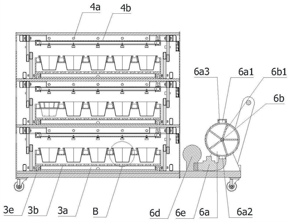 High-efficiency seedling raising device for forestry