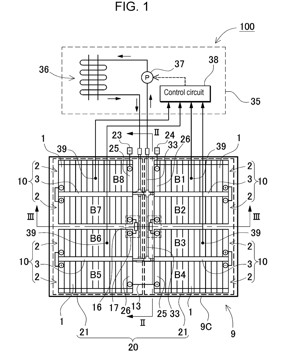 Battery system and electrically driven vehicle equipped with battery system