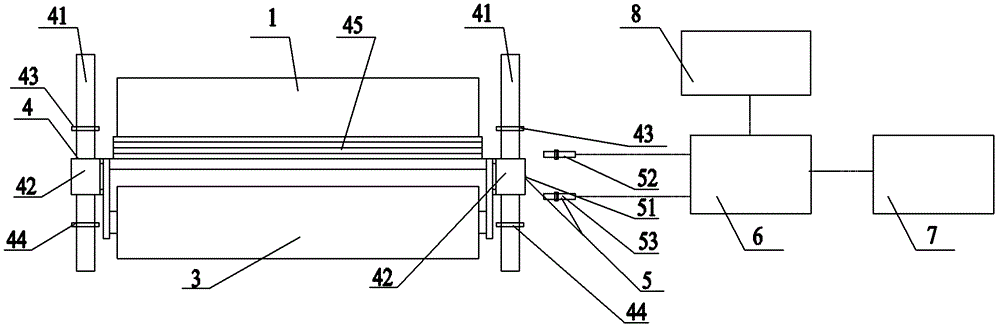 Tension control device for fiber tows