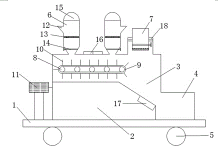 Feed processing and producing feeding device