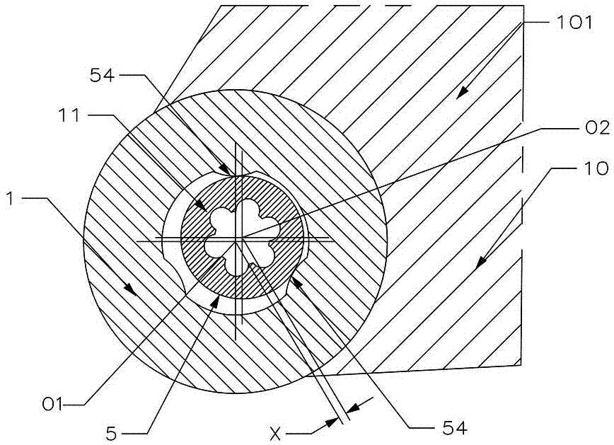 Circular blade with accurate positioning structure and cutting tool