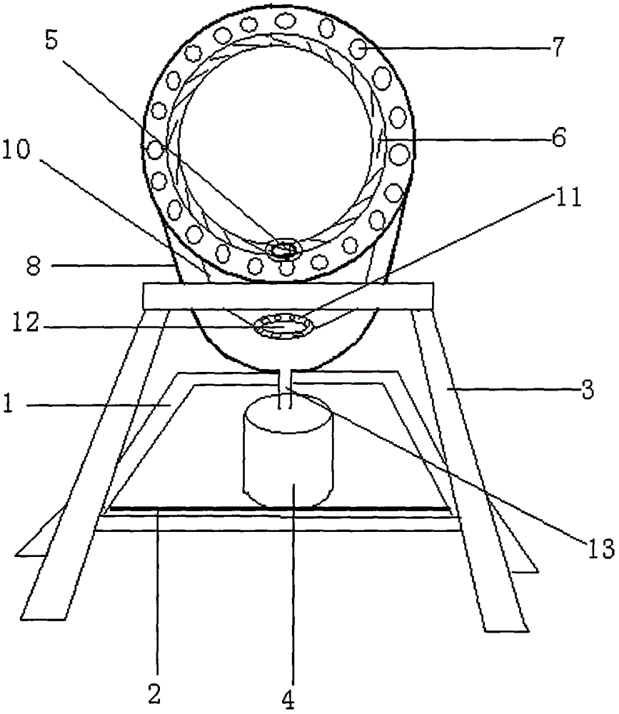 Umbrella spin-dry device