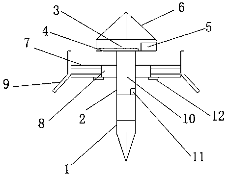 Energy-saving and environment-friendly type agricultural repelling device