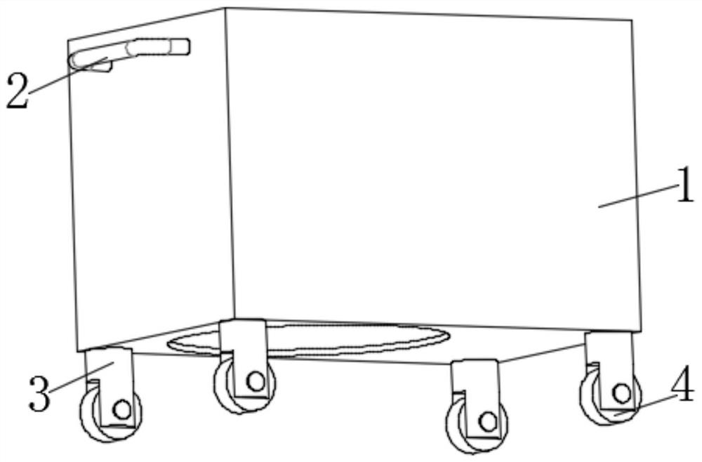 High-stability cleaning and anchoring device for bridge cracks