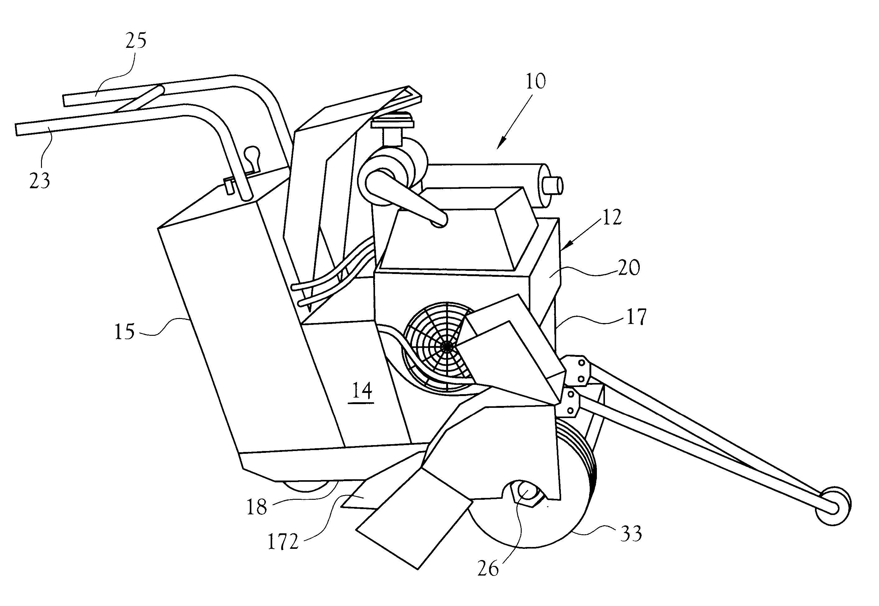 Mobile concrete saw