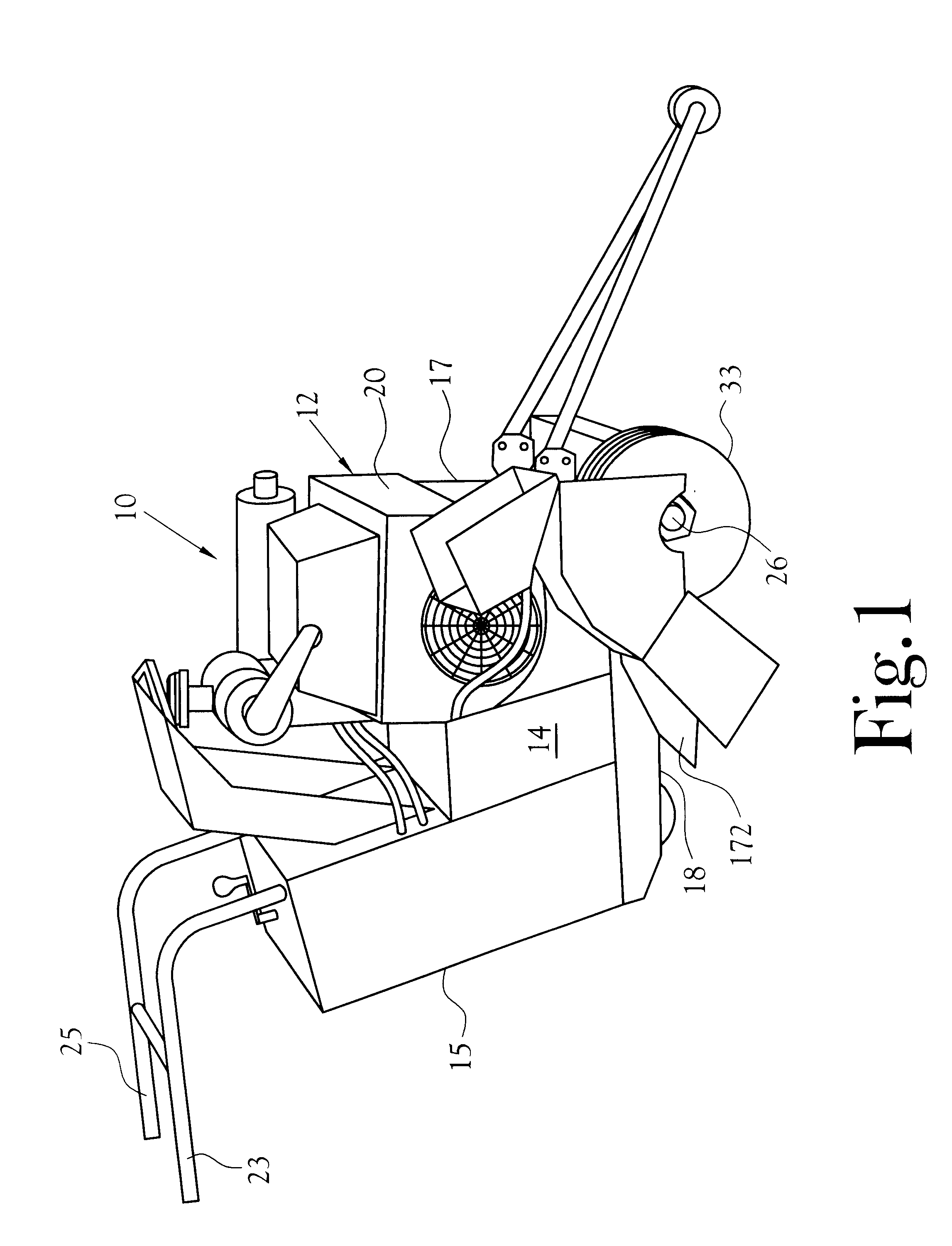 Mobile concrete saw