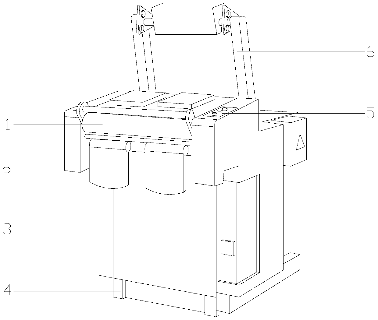 Dust-removing ribbon loom