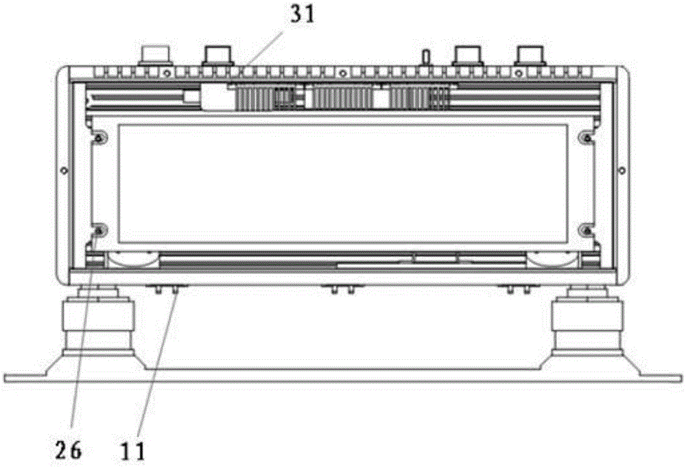 Shipborne data storage device and assembling reinforcement method