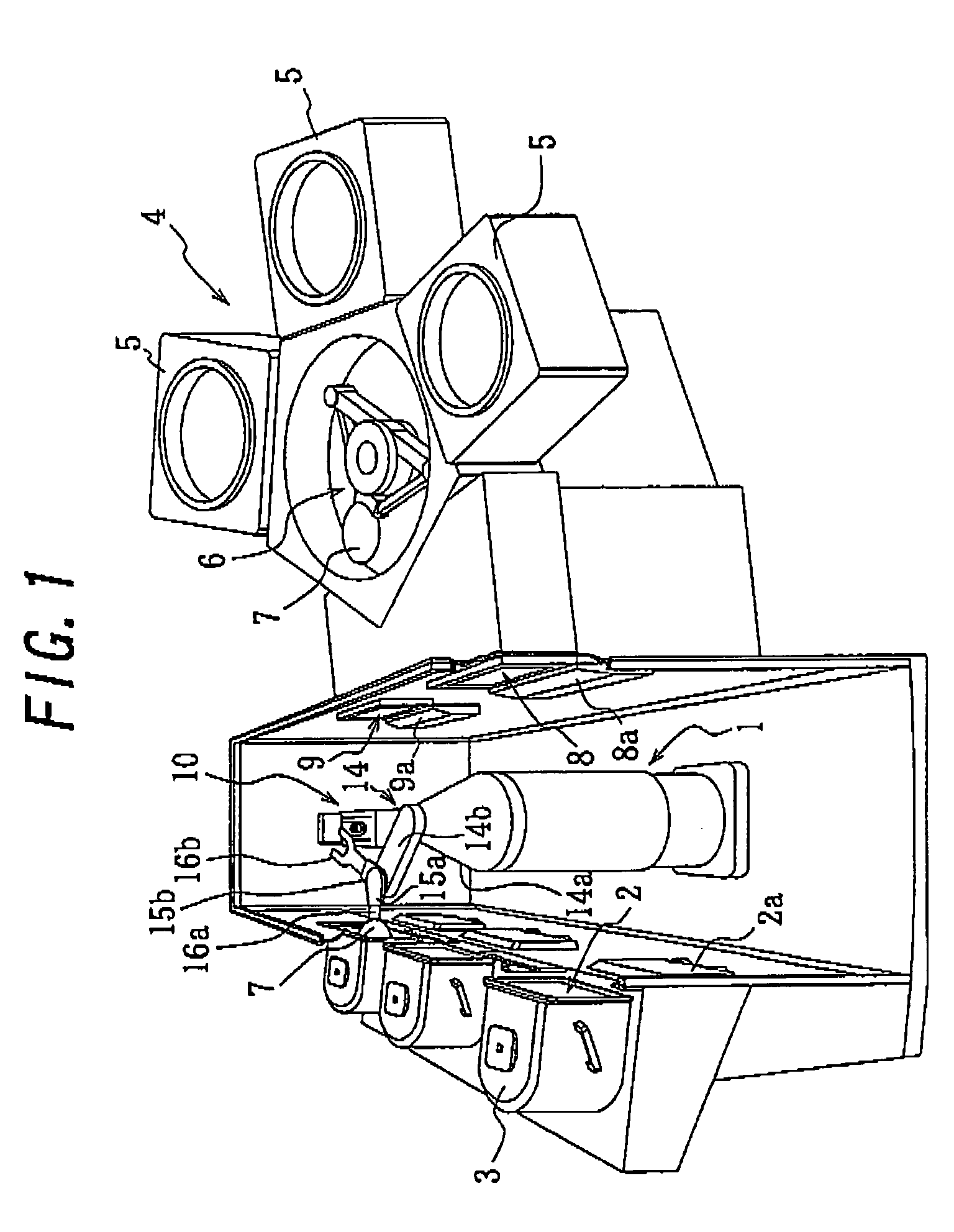 Scalar type robot for carrying flat plate-like object, and flat plate-like object processing system