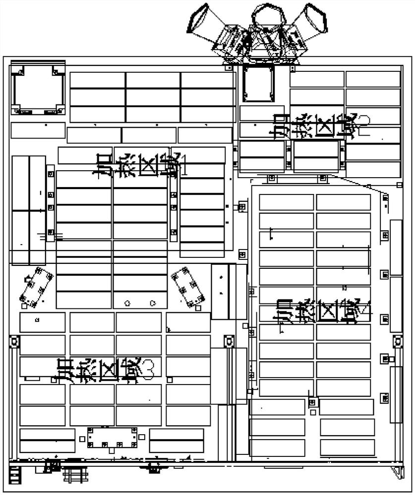 Satellite high-precision optical load installation platform thermal control system and method