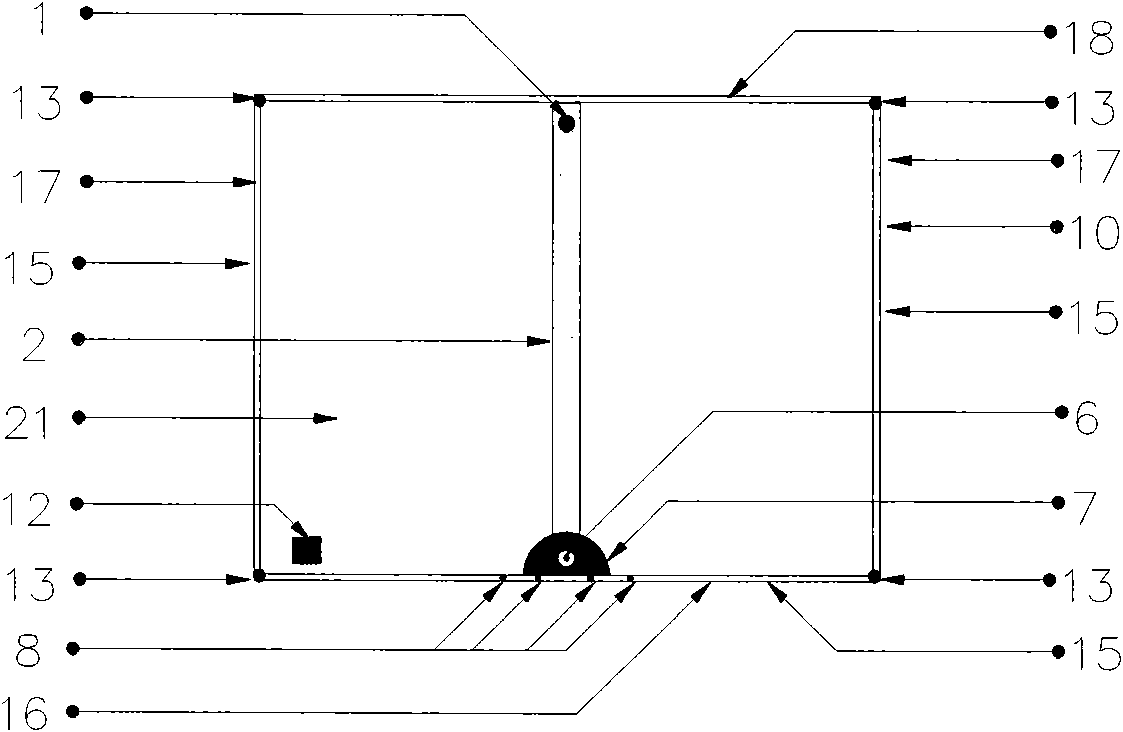 Semi-module test box for dynamic compaction reinforced foundation model test